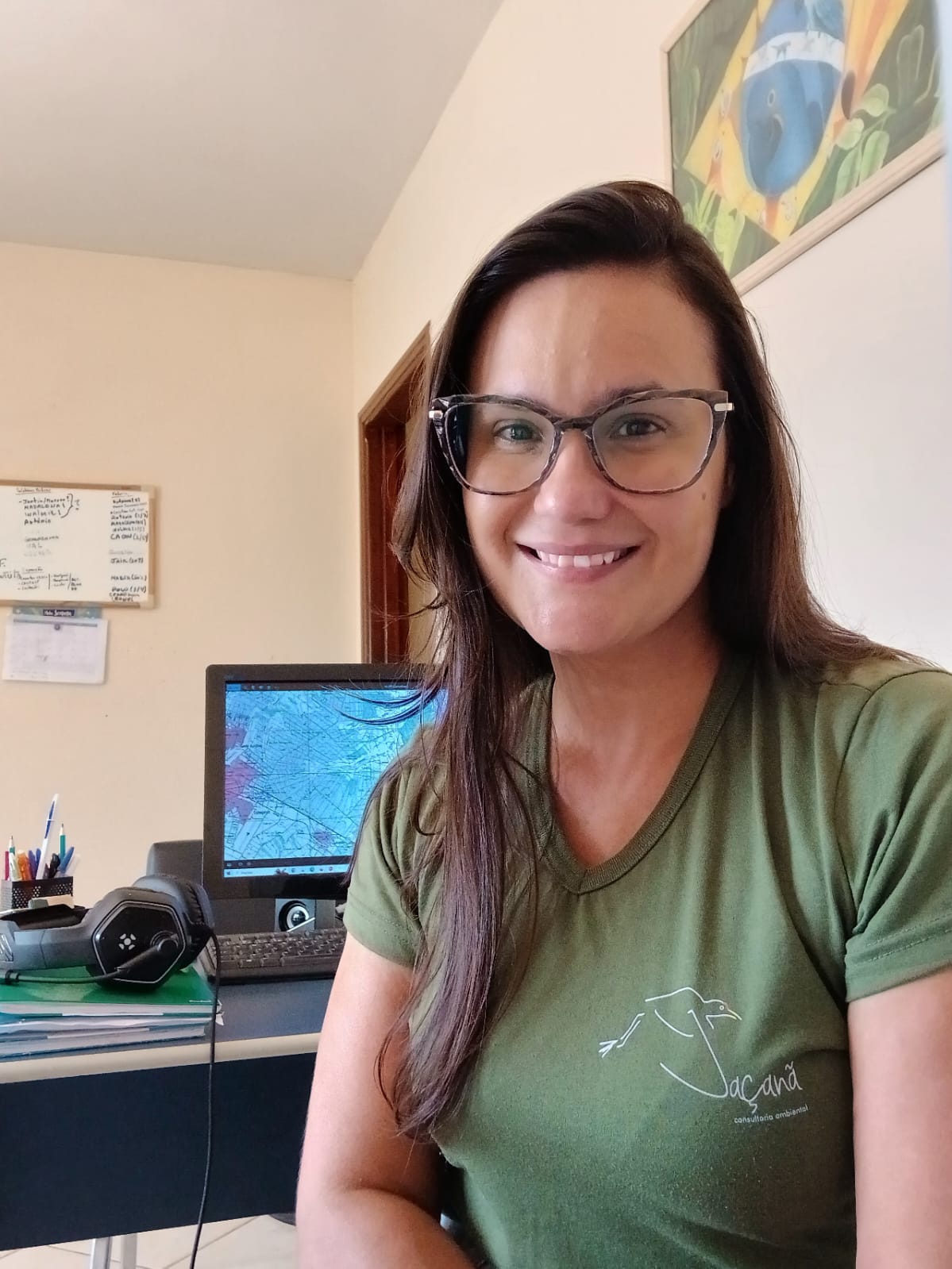 Aline Viana Valentim, responsável pelo administrativo da Jaçanã Ambiental